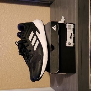 Black and white Adidas
